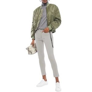 Rag & Bone Burmese Frayed Hem Gray Ankle Skinny Jeans Sz 25